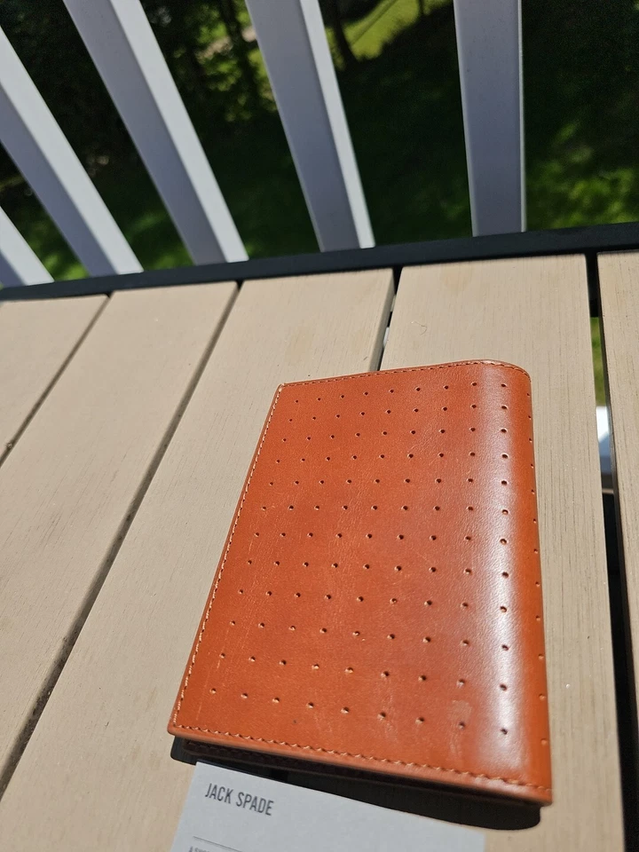 Jack Spade Passport Wallet W6RU0272 610 LEATHER TOBACO (226) - Image 4 of 4