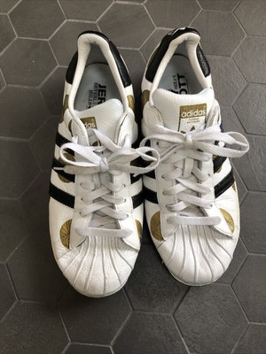 ADIDAS JEREMY SCOTT JS SUPERSTAR 80S RIPPLE METALLIC GOLD DOTS SZ 9 | eBay