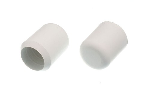 Lot De 2 Embouts Caoutchouc Échelle Piscine, Embouts Caoutchouc Blancs