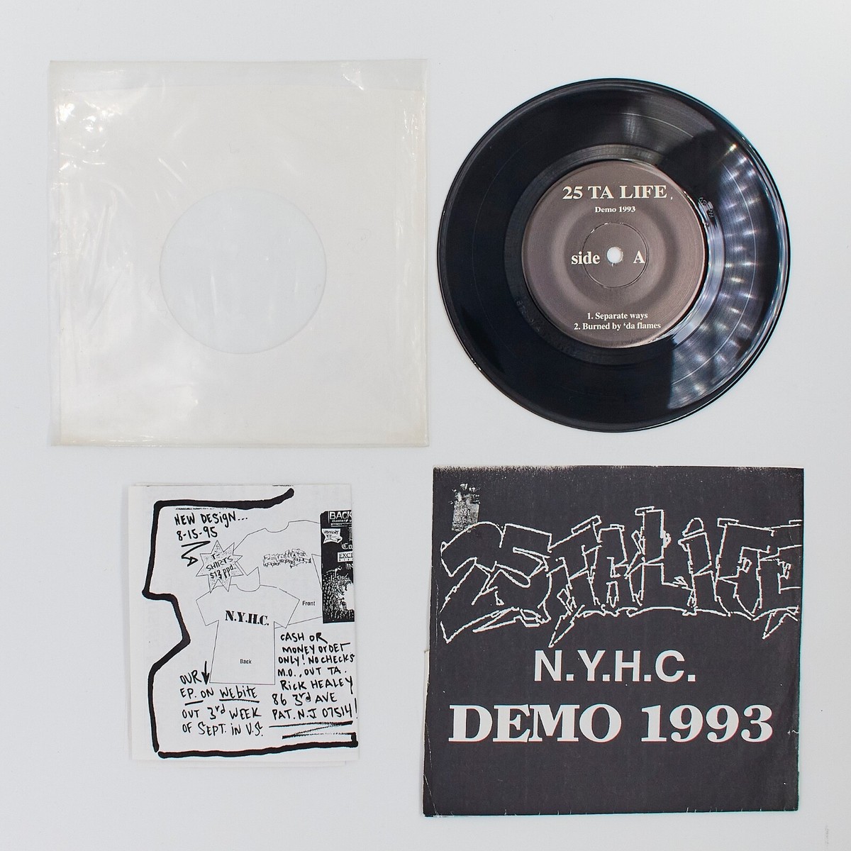 25 TA LIFE - N.Y.H.C Demo 1993 7