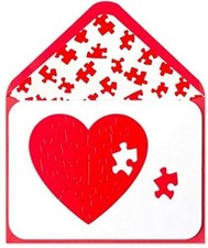 Papyrus Heart Puzzle "You Complete Me" Valentine's Day Card