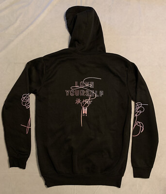 BTS Love Yourself Unisex Pullover Hoodie Sweater Lightweight Kpop