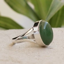Green Aventurine Ring 925 Sterling Silver Ring Handmade Ring Gift For Her ......