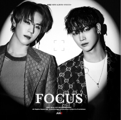 JUS2 GOT7 1st Mini Album [FOCUS] Random Ver CD+Booklet+2p P.Card+Lyrics Poster
