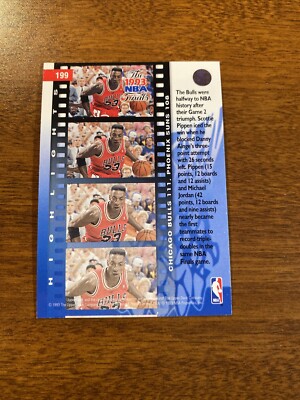 Scottie Pippen 1993-94 Upper Deck #199 NBA Finals Game 2 Chicago