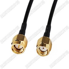 SMA Male Plug to RP-SMA Male Female Pin Lot Connector Pigtail Coax Cable RG174