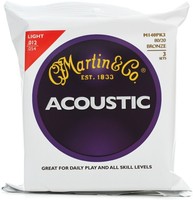 Martin M-140 80/20 Bronze Light Acoustic Strings 3 on sale Martin M-140 80/20 Bronze Light Acoustic Strings 3 on sale