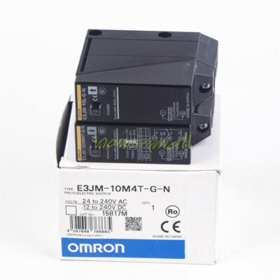 1PC Omron Photoelectric Switch E3JM-10M4T-G-N 24-240VAC New