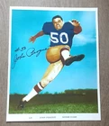 JOHN PERGINE NOTRE DAME LINEBACKER AUTOGRAPHED SIGNED 8X10 PICTURE PHOTO