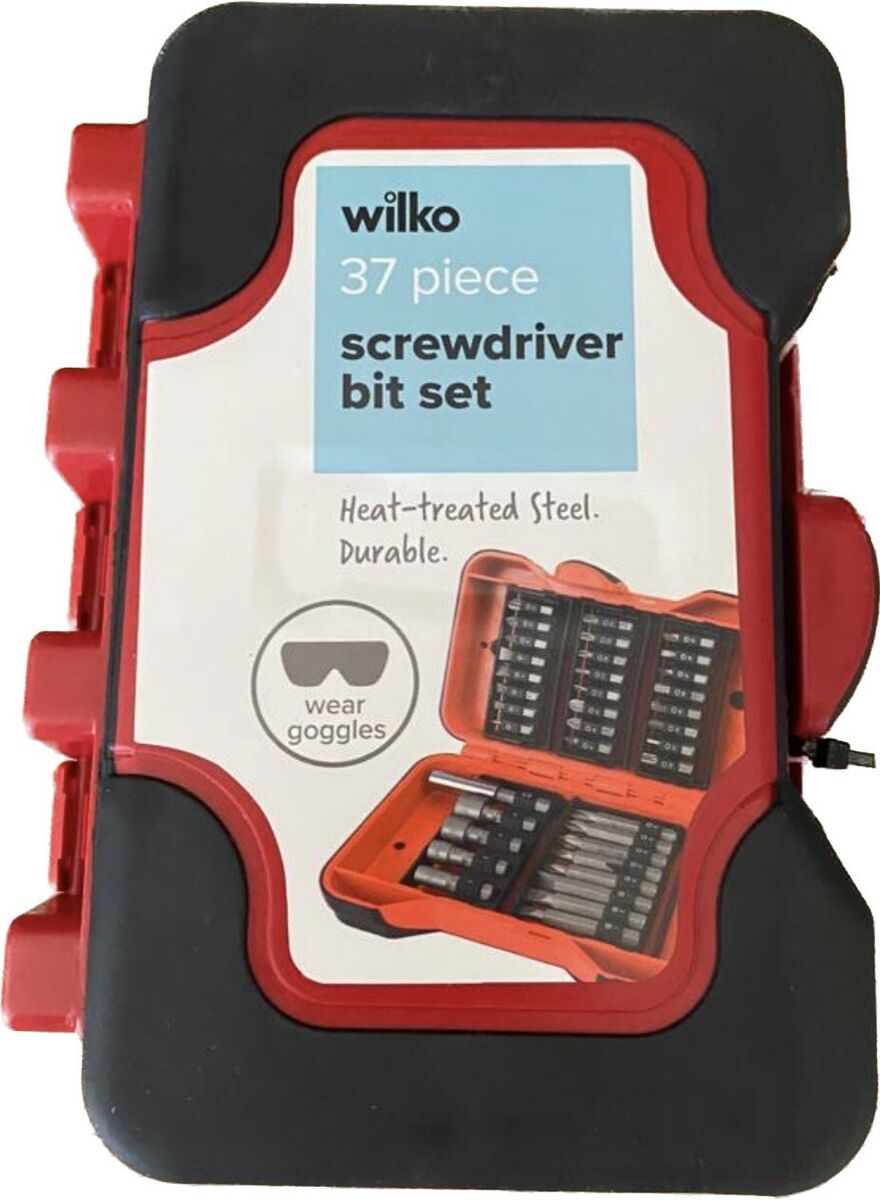 wilko 37 piece screwdriver bit set UK