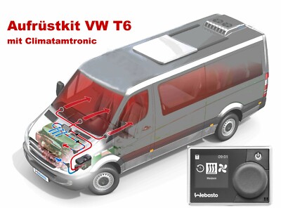 Webasto upgrade kit VW T6.1 from manufacturing year 2020, installation kit + selection clock, 1328073B, 9029783C
