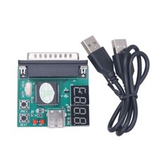 USB Laptop Diagnostic Card Fault Test for Parallel Port with Four Digit Display