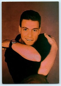 Postcard Jean Claude Van Damme Young Image 1980 S Heroes Unposted Ebay