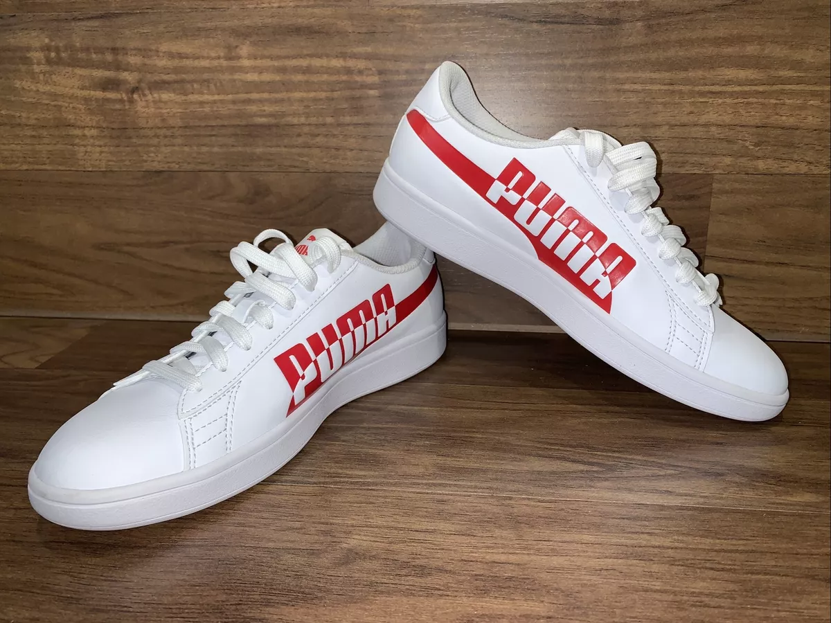 Puma red sneakers ebay cheap