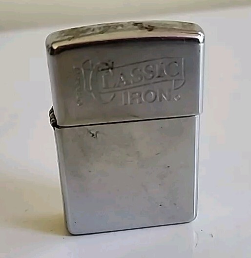 VTG 1997 Classic Iron Zippo Lighter L XII Made In USA | eBay