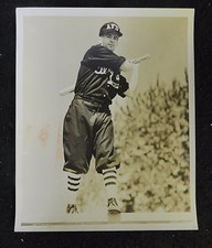ORIGINAL 1930's BASEBALL JACK CULLEN ALBANY FIRE DEPT BASEBALL PHOTO