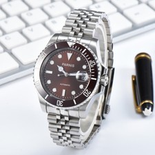 40mm Parnis Wine Red Dial