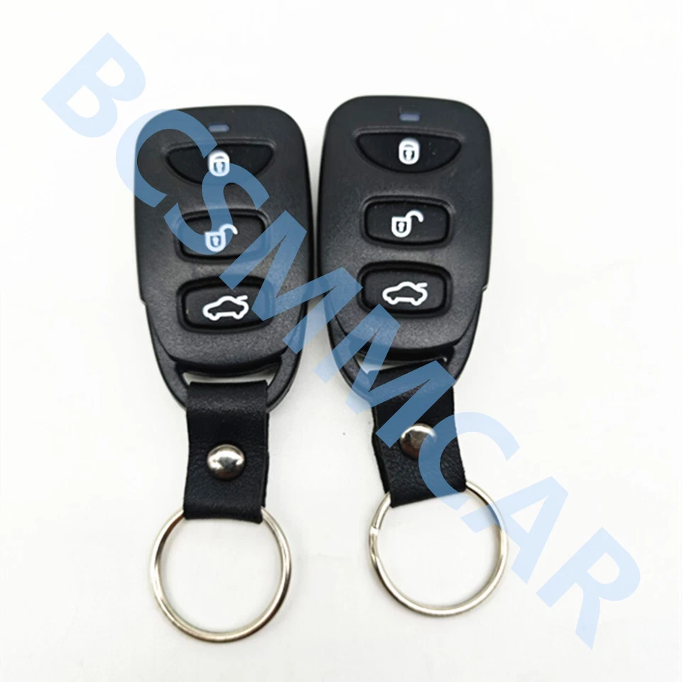 Juego de 4 puertas de coche sistema de entrada con cerradura eléctrica sin llave control remoto central de seguridad para SUV Foto 4 de 4