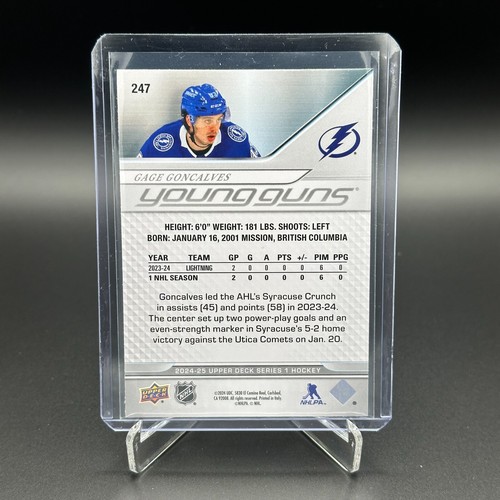2024-25 Upper Deck Series 1, 2 and Extended YOUNG GUNS ~ YOU PICK from the list! - Picture 93 of 143
