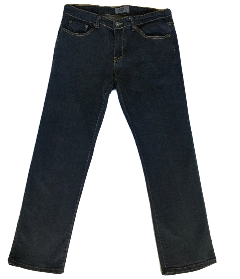 Jeans rectos ajustados negros House Of Lords W 34 L 30,5 5 bolsillos Foto 2 de 4