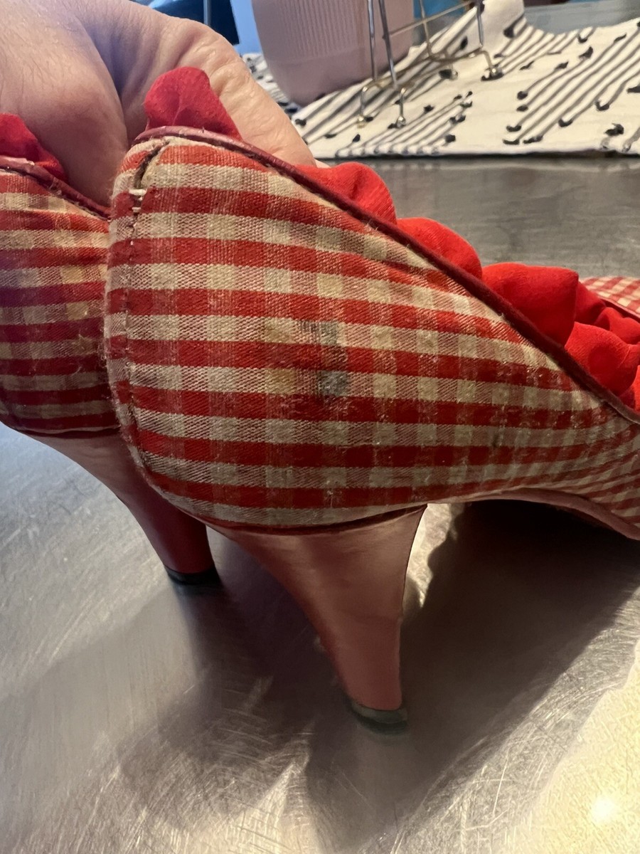 Irregular choice 赤いキルティングパンプス Irregular choice 赤いキルティングパンプス Irregular choice