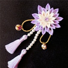 Perlen Damen Quasten Haarklammern Haarband Kopfschmuck Zubehör Japanisch Retro