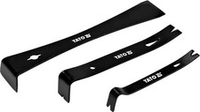 Mini Brechstangen Nagelzieher Nageleisen Set 3tlg. Schaber Kuhfu&szlig; Brecheisen