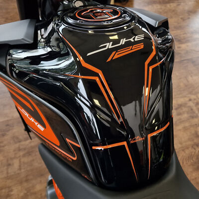 3D Resin Tank Fender Stickers Compatible with KTM Duke 125 2022 2021 Protection