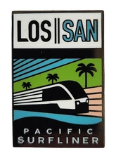 Amtrak Pacific Surfliner Route Collector Edition Enameled Lapel Hat Pin