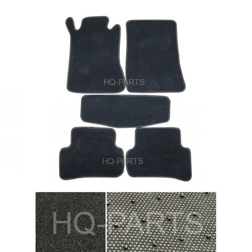 New 5 PCS Black Nylon Carpet Floor Mats Fit For 0107 Mercedes Benz