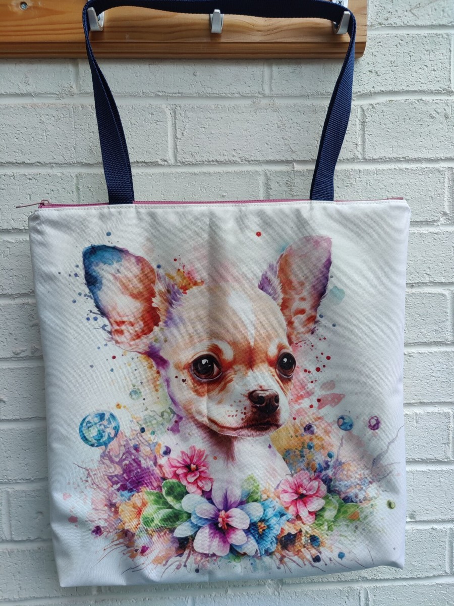 Chihuahua Dog Tote Chihuahua Tote Bags Tote Bag Chihuahua Dog