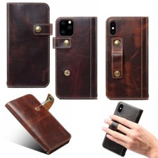 Genuine Leather Case For iPhone 14 plus 12 13 XS MAX XR 11 PRO MAX 7 8 Plus Case