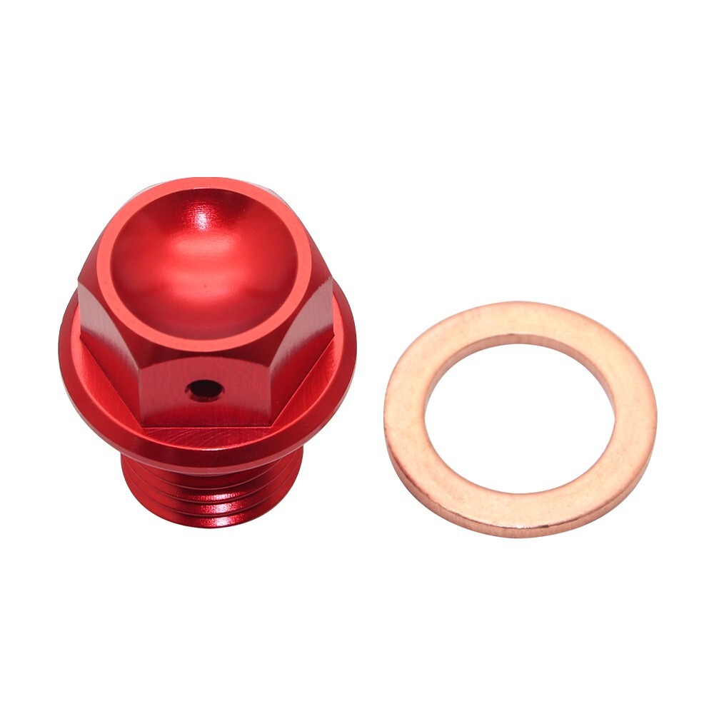 CNC Magnetic Oil Drain Plug Bolt M12x1.25 Motorcycle For Kawasaki