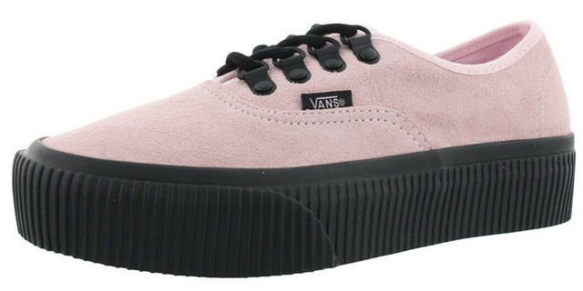 platform vans pink