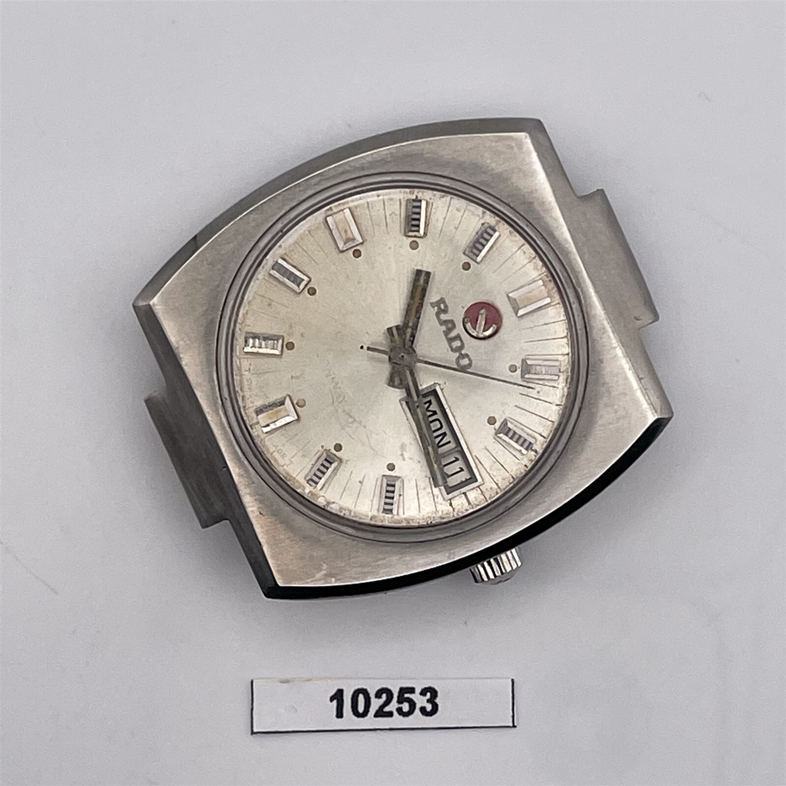 Rado Conway Gray Day Date TV Cushion Men's Serviced Watch EU Ship BV10253