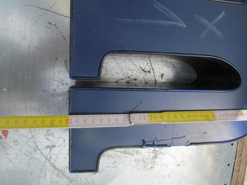 großer blauer Alu Buchstabe " n oder U " Leuchtbuchstabe 30 cm hoch 15cm dick - Bild 5 von 5