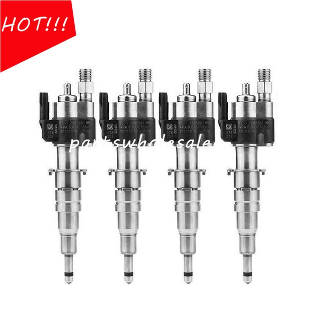 4X 1353758526108 Fuel Injector For Bmw 135i 335i 535i 550i 650i 740i