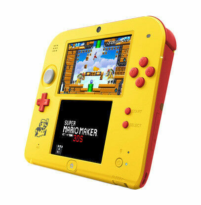 Nintendo 2DS Super Mario Maker for Nintendo 3DS Bundle - Yellow/Red - Picture 1 of 1