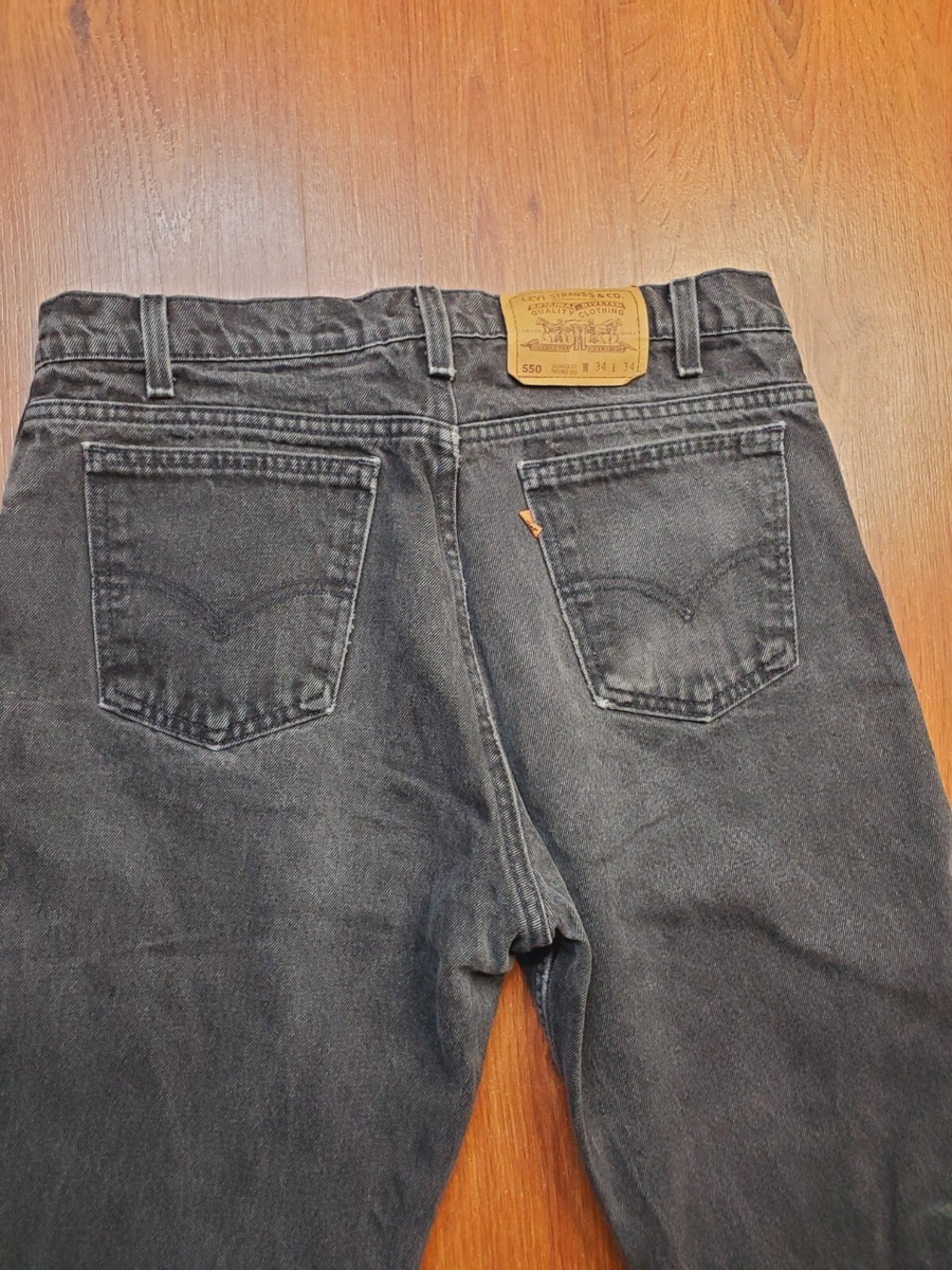 Vintage 1997 USA Levis 550 Jeans Mens 34x34 Tapered Leg