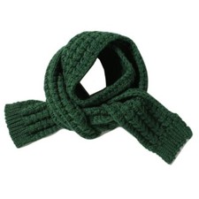 Kids Knitted Scarf Winter Fashion Solid Color Toddler Baby Warm Scarves Wrap ...