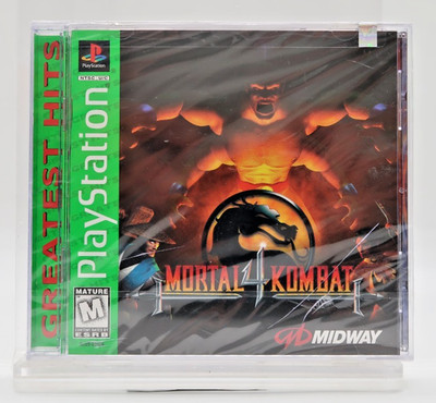Mortal Kombat 4 (Sony PlayStation 1, 1997) New Cracked Case Insured Shipping