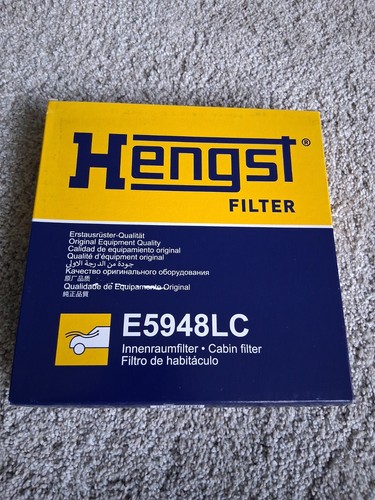 Hengst Cabin Air Filter for Jaguar XJ, XJR575, XJR, XF, XFR, XFR-S E5948LC