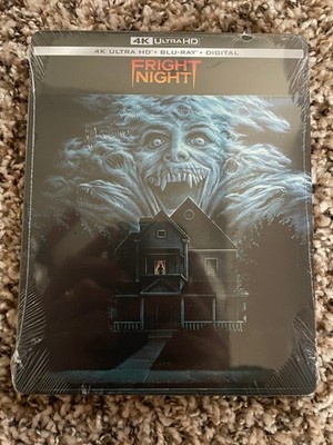 FRIGHT NIGHT (1985) 4K Ultra HD + Blu-ray + Digital (2022) STEELBOOK SEALED OOP