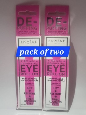 Biovene Retinol Eye Roll-On Under Eye Serum 15ml (2er Pack) B07/C.IH/D.BF/5