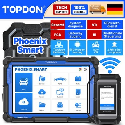 2026 TOPDON Phoenix Smart KFZ Diagnosegerät ECU Programmierung J2534 MDCI Pro DE