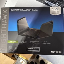 NETGEAR AXE7800 Nighthawk Tri-Band WiFi 6E Router 6GHz Band (RAXE300) [LN]™
