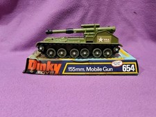 DINKY TOYS UK 654  155 MM MOBILE GUN OBICE SCALA 1:43