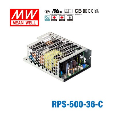 Mean Well RPS-500-36-C Green Power Supply W 36V 8.6A - Medical Power Supply