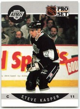 1990-91 Pro Set #120B Steve Kasper Los Angeles Kings