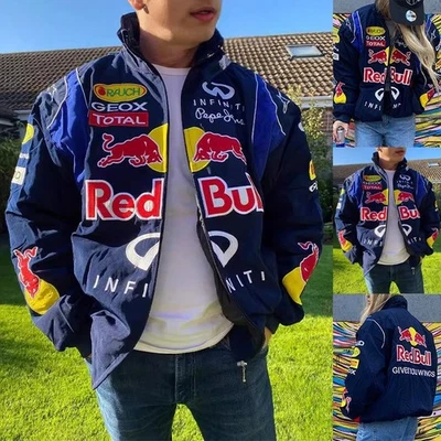 Newredbull Men Womens Formula One Racing Jacket Multiple Sizes Tops Coat UK
